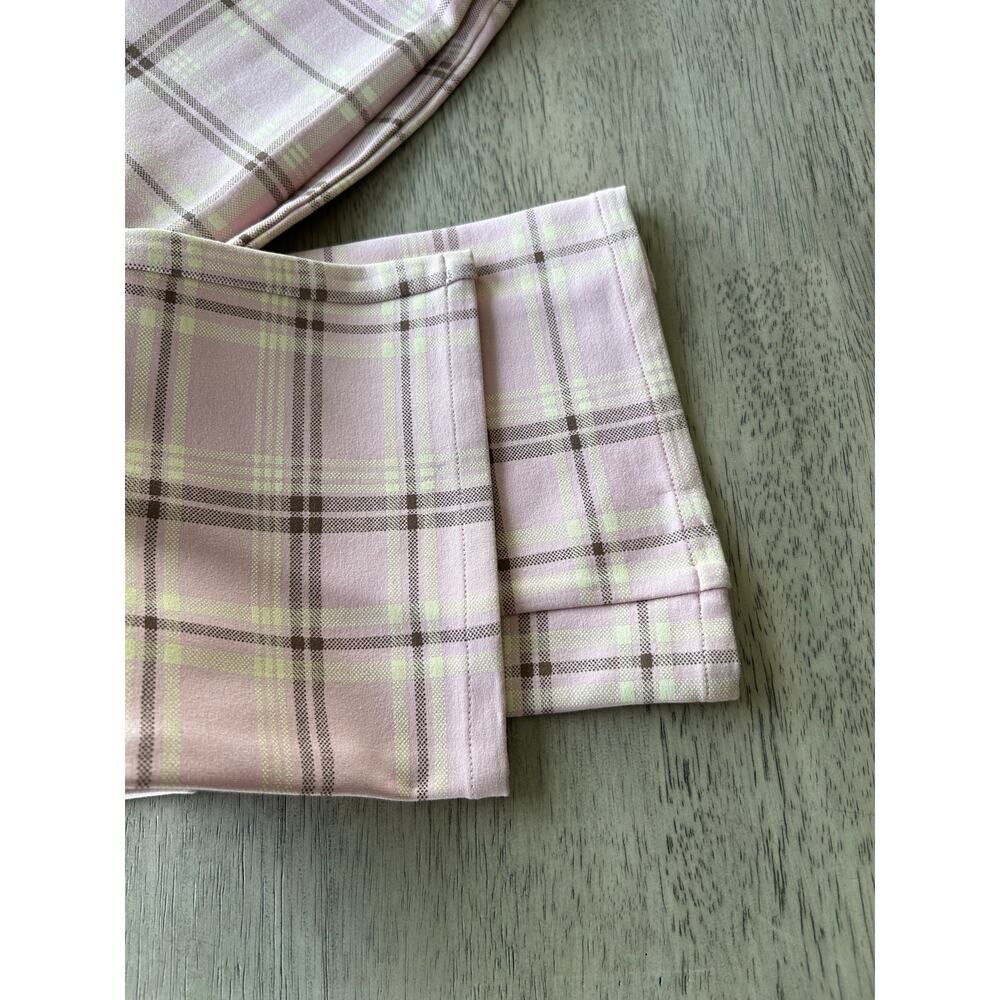 I.AM.GIA Pink Polaris  Plaid High Waisted Pants - XS - Picture 7 of 9